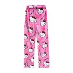 Women's Pyjama Bottoms Cat Fluffy Pyjamas Bottoms Cute Anime Flannel Pyjamas Comfy Soft Lounge Pants Plus Size Pj Bottoms Lounge Wear