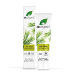 Dr Organic Tea Tree Toothpaste, Purifying, Natural, Natural, Vegan, Cruelty-Free, Paraben & SLS-Free, Recycled & Recyclable, Organic, 100ml, Packaging may vary