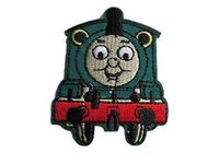 Fat-catz-copy-catz Thomas The Tank Engine (Percy) Iron on Sew on Embroidered Patch Badge Applique Motif