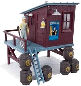 Lionel The Polar Express, Electric O Gauge Model Train Accessories, Barrel Shed (Non-Illuminated, Plastic Barrels, GL)