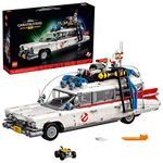 LEGO Icons Ghostbusters ECTO-1, Halloween Building Set for Adults, Men & Women Ages 18 and Up, Collectible Ghostbusters Car Model for Fans, 10274