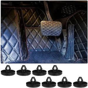 Ziciner 8 PCS Car Brake Switch Pedal Stop Pads, Rubber Automotive Clutch Pedal Stopper, Auto Brake Light Switch Stopper Pad, Universal Vehicle Accessories Compatible with 90541-06036