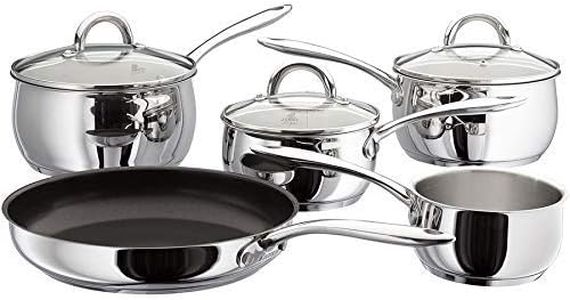 Judge Saucepan Set, Stainless Steel Silver, 5 Pieces