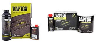 UPOL Raptor Black Liner Kit 1L Urethene Truck Coating & 1L Epoxy Primer Kit U-POL