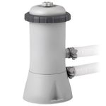 Intex Krystal Clear Cartridge Filter Pump for Above Ground Pools, 1000 GPH Pump Flow Rate, 110-120V with GFCI