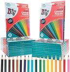 Bulk Colored Pencil Boxes- 20 Colors per Set, 20 Packs (400 count)- Pre-Sharpened, Non-Toxic & Child Safe, Teachers School Classroom Essentials, Art Supplies for Kids, Students, Restaurants, Preschool