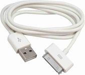 Mobiaspire Fast Charging and Data Sync USB Cable Compatible For iPhone 3/4/ 4S/ Ipod 4/ Ipod Nano 6/ Ipad 3 Cable Length 1 Mtr. 3 Months Replacement Warranty