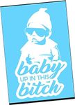 Baby Carlos Baby up in this Bitch Hangover on board Van Car Vinyl Decal Sticker