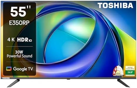 TOSHIBA 139 cm (55 inches) E350RP Series 4K Ultra HD Smart LED Google TV 55E350RP