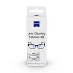 ZEISS Lens Cleaning Solution Kit 30ml with Microfiber Cloth- Pack of 1 | Perfect Lens Cleaner for Spectacles, Eyeglasses, Sunglasses, Camera Lenses and Binoculars