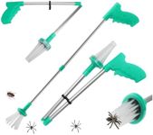 Foldable Spider Catcher,Long Handle Bug Pest Trap Catch,Insect Catcher,Spider Grabber Tool,Critter Catcher,Humane Spider Catchers For The Home,Anti Bug Catcher for Spiders Insects Wasps Moths