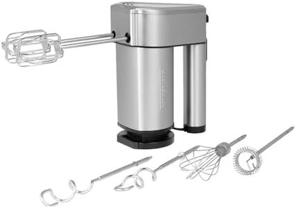 GASTROBACK Profi Handmixer 1000 Watt Handrührgerät mit Knethaken - Elektrischer Rührgerät für Küche - Leise Mixer für Teig Backen - 5 Geschwindigkeiten - Rührgerät Handmixer - Küchenmixer