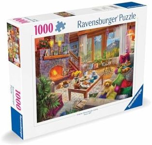 Ravensburger Cozy Cabin 1000 Piece Jigsaw Puzzle for Adults - 12000293 - Handcrafted Tooling, Made in Germany, Every Piece Fits Together Perfectly