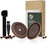 Reusable Coffee Capsule Discs Reusable Refillable Pod for VERTUOLINE & VERTUO Capsules, Compatible with VERTUOLINE & VERTUO pods (2)