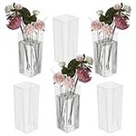 Tstorage 6 Packs Acrylic Flower Vas