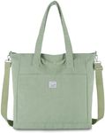 VASCHY Corduroy Tote Bag for Women,