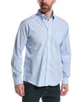 Brooks Brothers Men's Friday Sport Shirt, Light Blue, Large