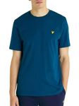 Lyle & Scott Mens Logo T-Shirt Crew Short Sleeve Tee Top Apres Navy L