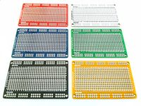 Rk Education Prototype PCB Board Solderable Breadboard for DIY Electronics & Makers Compatible with Arduino, BBC Micro:bit, PICAXE, Raspberry PI Projects (RKPT400, White, 6)