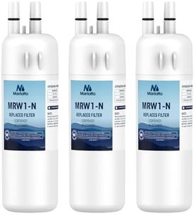 MARRIOTTO EDR1RXD1 Refrigerator Water Filter Compatible with Whirlpool W10295370A, WHR1RXD1, KAD1RXD1, Filter 1, W10295370, P4RFWB, P8RFWB2L, 46-9930, 46-9081 Refrigerator Water Filter, Pack of 3