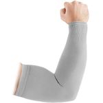 Kliznil UV Sun Protection Cooling UPF 50 Compression Arm Sleeve for Men and Women No Thumb Arm Sleeves, Arm Sleeves for Boys and Girls, For Tattoo Cover Up and Sports, Grey