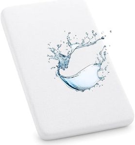 Dudu N Girlie Next2Me Terry Cotton 100 Percent Waterproof Crib Mattress Protector, 51 cm x 85 cm,White