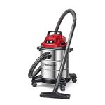 Vacmaster Red Edition VOC508S 1101 Stainless Steel Wet Dry Shop Vacuum 5 Gallon 4 Peak HP 1-1/4 inch Hose Powerful Suction with Blower Function