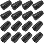 Diooid Trekking Pole Accessories Two Different Rubber Tips 16 Pack Replacement Durable Tips for All Common Trekking Poles, Hiking Sticks, Nordic Walking Poles with a Inner Diameter of 11mm/0.43"