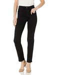 Levi's Women's 724 High Rise Straight Jeans, Soft Black, 32 (US 14) R