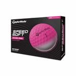 TaylorMade 2025 Golf SpeedSoft Pink Golf Balls