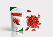 Nature's Organic Bhut Jolokia Chilli Whole | Ghost Pepper | Naga Chilli | King Chilli | Raja Mirchi | Oven Dried | Organically Grown (50 Grams)