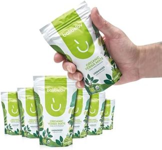BALIBETOV Organic Yerba Mate Tea - Unsmoked Yerba Mate Pure Loose Leaf Tea (2.5 Oz / 70 grs Each (Pack of 6)