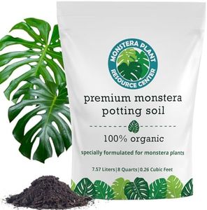 Premium Monstera Potting Soil - Quick Drain Potting Soil for Monstera Deliciosa / Swiss Cheese Plant