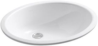 KOHLER K-2210-N-0 Caxton Bathroom Sink, White