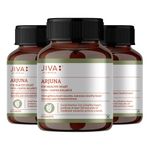 Jiva Arjuna Tablets 500mg 180 Tablet Promotes Heart Health | Manages Cholesterol Level - 60 Tablet (Pack of 3)