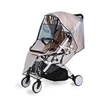 Bemece Universal Rain Cover for Pushchair Stroller Buggy Pram, Baby Travel Weather Shield