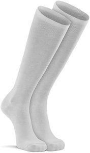 Fox River Standard Dry Therm-A-Wick Ultra-Lightweight Liner Over-The-Calf Socks, White, Medium