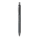Pentel EnerGel Metal 0.7mm Roller Gel Pen | Aluminium Metal Matte Black Body | Textured Grip With Retractable Mechanism | Black Body, Blue Ink