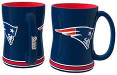 Boelter Brands NFL New England Patriots Boxed Relief Sculpted Mug