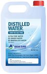 WATER CLINIC Ultra Pure Di-Ionised Distilled Water For Battery/Inverter/Medical Equipment'S/Chemicals & Cosmetic Formulations (5 Ltr.), Deionization, Purple