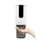 Touchless Hand Sanitizer Dispenser | Wall Mount Sanitizing Station with Refillable Bottle | Hand Sanitizer Machines - White (Wall White)