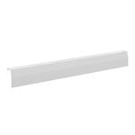 Baseboarders Premium Series Galvanized Steel Easy Slip-On Baseboard Heater Cover in White (5 ft, Cover, No Accessory)