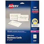 Avery Business Cards for Laser Prin