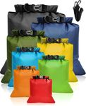 Victoper Waterproof Dry Bag Set 8 Pcs, Lightweight Large Capacity Ripstop Dry Bags Waterproof in 12L 10L 8L 5L 3.5L 3L 2.5L 1.5L Organizer Storage Bags for Outdoor Hiking Camping Fishing Cycling