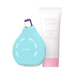 FOREO Kiwi Blackhead Remover Tool Bundle – Whitehead & Blackhead Remover for Face + Luna Micro-Foam Cleanser 2.0, 100ml – Vacuum Skin Care Tools – Blackhead Extractor for Face & Nose – No Pore Strips