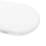 Mother Nurture Classic Foam Moses Basket Mattress, White, 67 x 30 x 4cm