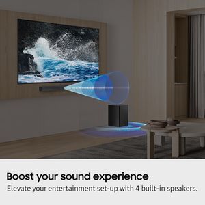 Samsung 75" QLED 4K Smart TV with Vision AI + B650F 3.1ch Soundbar, 2025