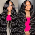 13x6 Lace Front Wigs Human Hair Pre Plucked 250 Density wear and go glueless wigs human hair Body Wave HD Lace Frontal Human Hair Wigs for Black Women 13x6 human hair wig 26 Inch