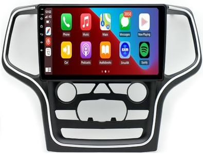 for Jeep Grand Cherokee Laredo Radio Upgrade 2014-2017,Android 13 Stereo Replacement,Steering Wheel Control,10.1inch 1280 * 720 Touch Screen,Carplay and Android Auto