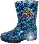 Marvel Boys Avengers Light Up Wellington Boots Blue 7 UK Child